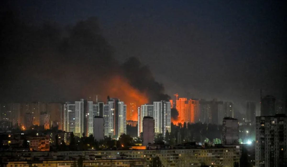 Russian Strikes Kill 11 In Kyiv Hours Before NATO Summit